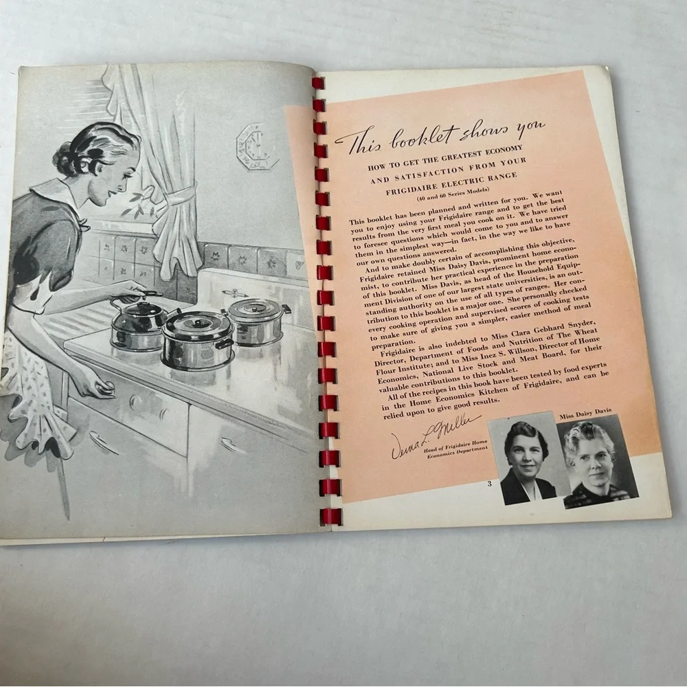 Carefree Cooking With The Frigidaire Electric Range 1937 Vintage Cookbook